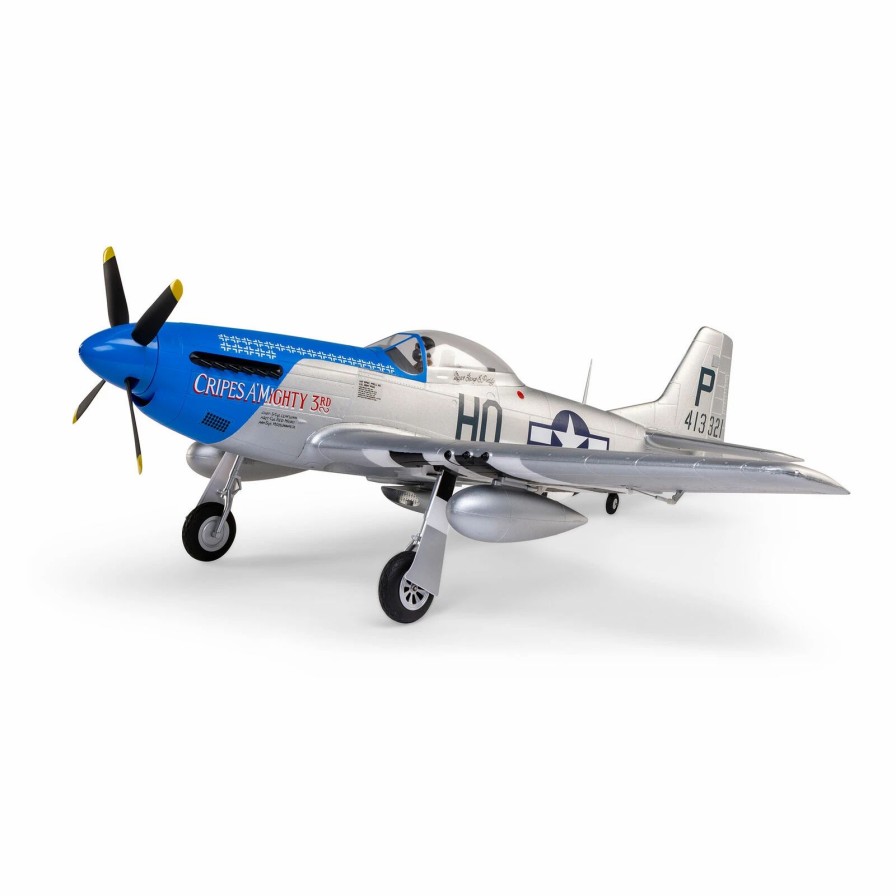 Airplanes * | E-Flite P-51D Mustang 1.2M Bnf Basic With As3X And Safe Select "Cripes A'Mighty 3Rd"