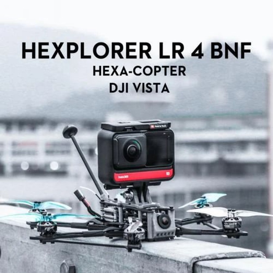 Multirotors * | Flywoo Hexplorer Lr 4 Hd Hexa-Copter W/ Nebula Pro Vista Digital Hd System Bnf Tbs Crossfire