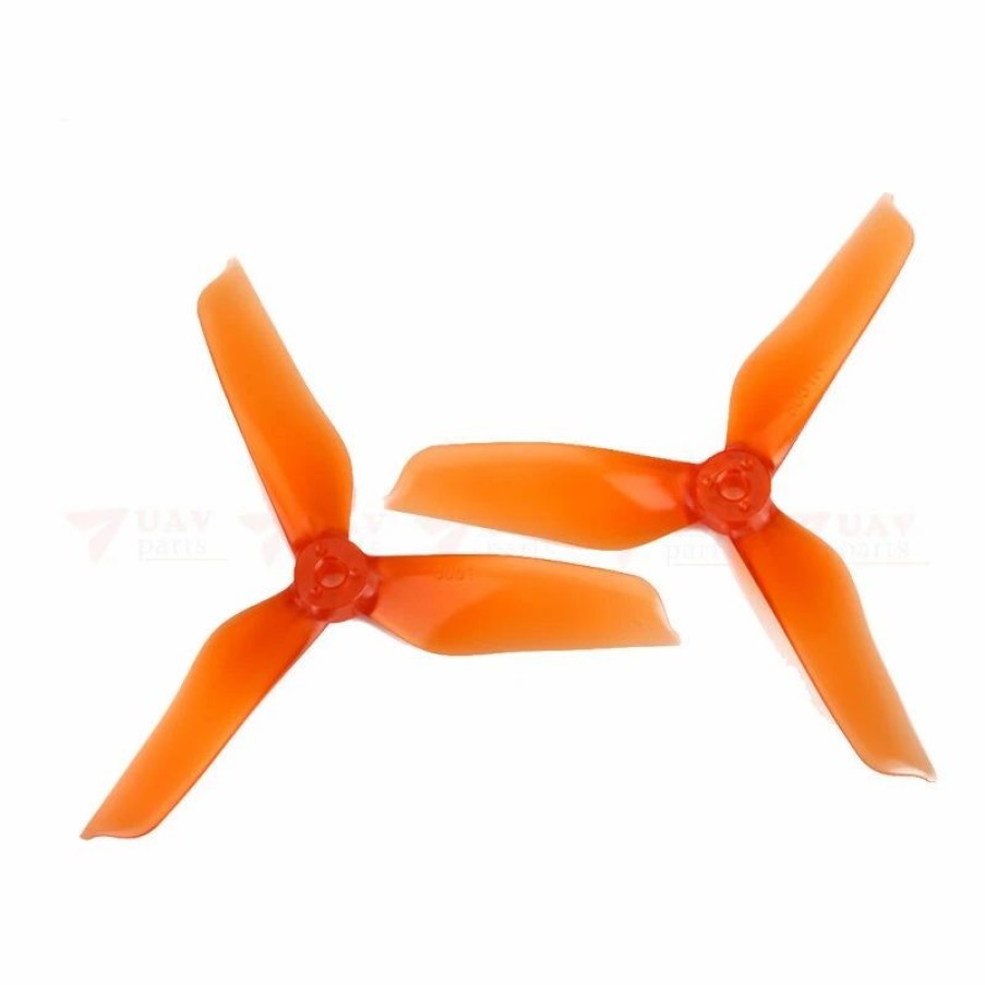 Multirotors * | Dys 5051 3-Blade Props (Cw/Ccw) 1 Pair (Orange)