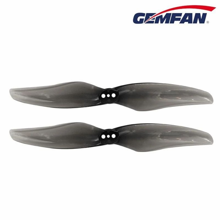 Multirotors * | Gemfan Hurricane 4024 2-Blade 4 Props Clear Grey