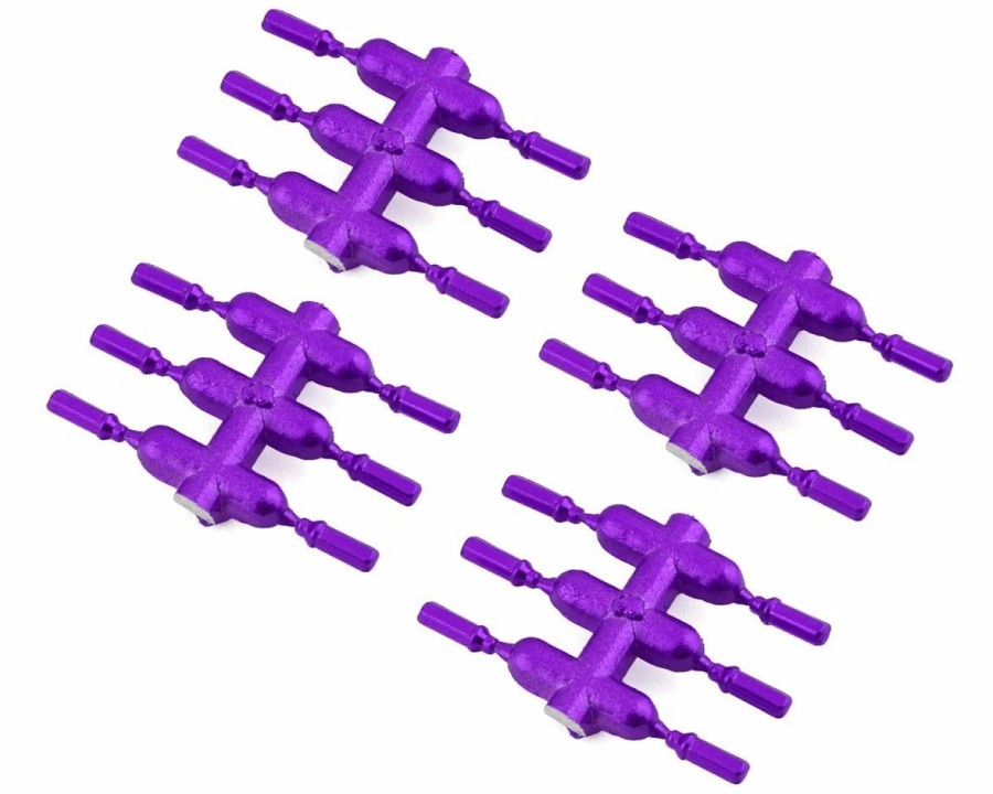 Cars, Trucks, Boats * | Ds Racing Drift Element Scale Lug Nuts (Purple) (24) (Long)