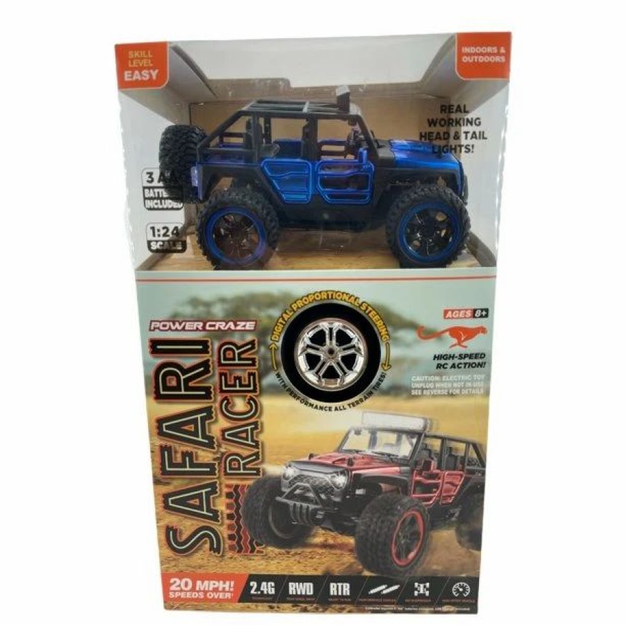 Cars, Trucks, Boats * | Power Craze Safari Racer Rc, Blue