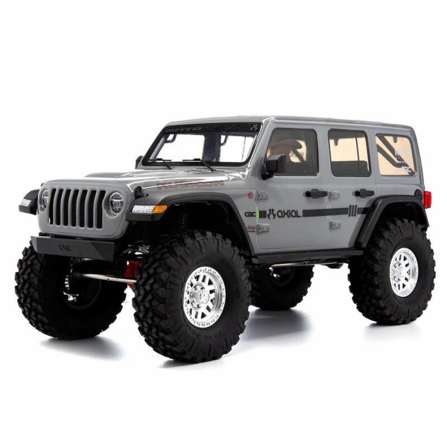 Cars, Trucks, Boats * | Axial 1/10 Scx10 Iii Jeep Jlu Wrangler With Portals Rtr, Gray