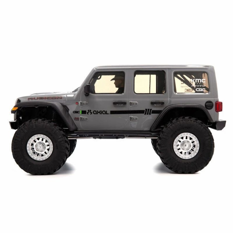 Cars, Trucks, Boats * | Axial 1/10 Scx10 Iii Jeep Jlu Wrangler With Portals Rtr, Gray