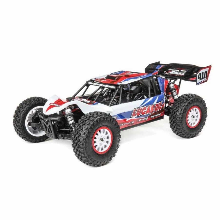 Cars, Trucks, Boats * | Losi 1/10 Tenacity Db Pro 4Wd Desert Buggy Brushless Rtr With Smart, Lucas Oil