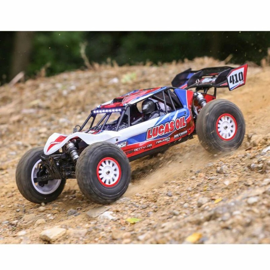 Cars, Trucks, Boats * | Losi 1/10 Tenacity Db Pro 4Wd Desert Buggy Brushless Rtr With Smart, Lucas Oil