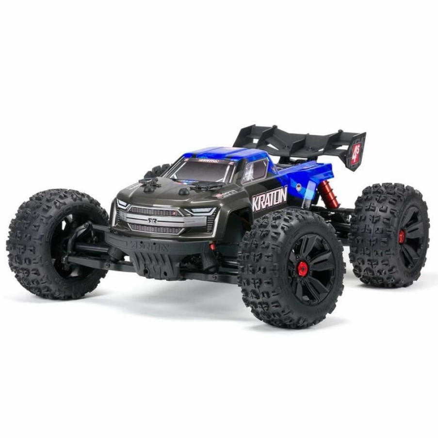 Cars, Trucks, Boats * | Arrma 1/10 Kraton 4X4 4S V2 Blx Speed Monster Truck Rtr, Blue