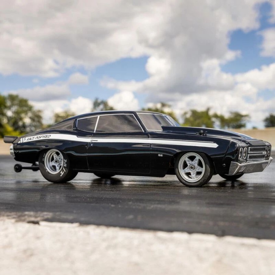 Cars, Trucks, Boats * | Losi 1/16 1970 Chevelle 2Wd Mini No Prep Drag Car Rtr, Black