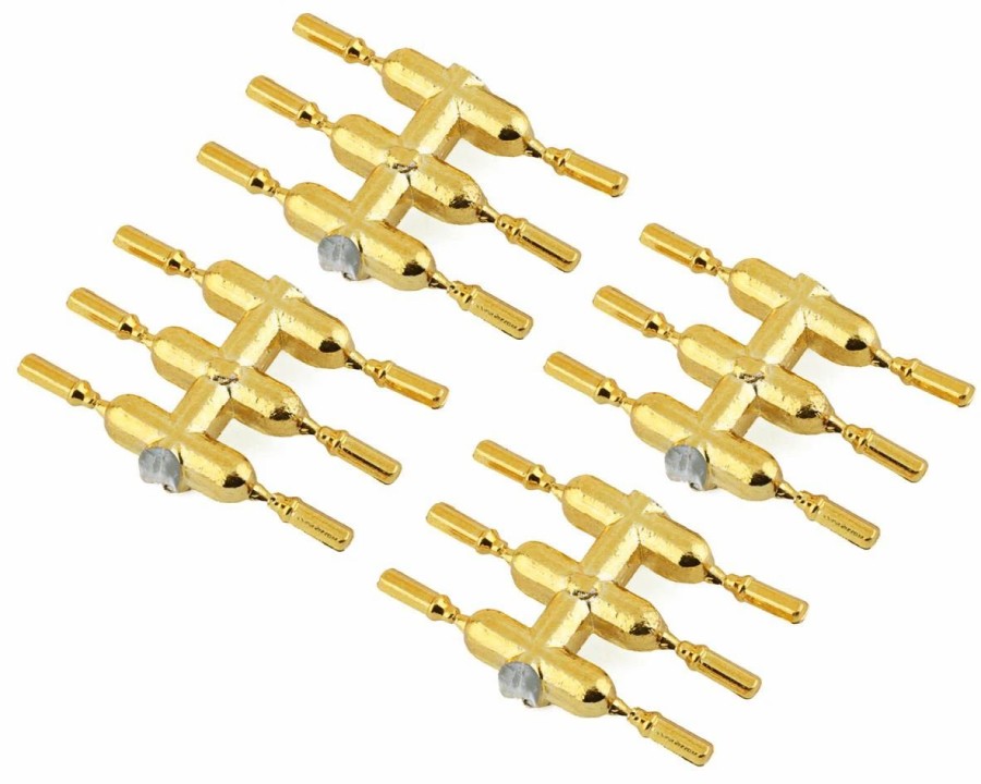 Cars, Trucks, Boats * | Ds Racing Drift Element Scale Lug Nuts (Gold Chrome) (24) (Long)