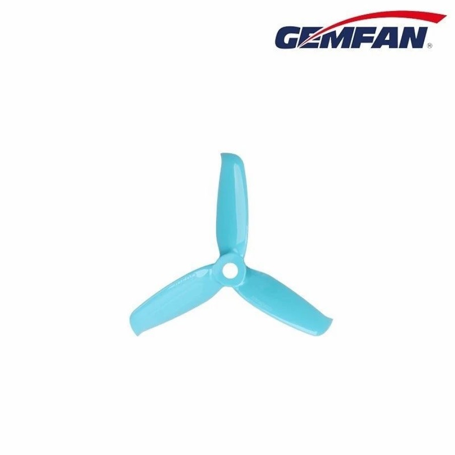 Multirotors * | Gemfan Flash 3052 Durable 3 Blade Propeller Clear Blue