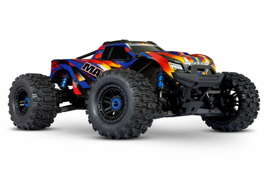 Cars, Trucks, Boats * | Traxxas Maxx 4S V2 Brushless Monster Truck W/ Widemaxx Rtr Yellow