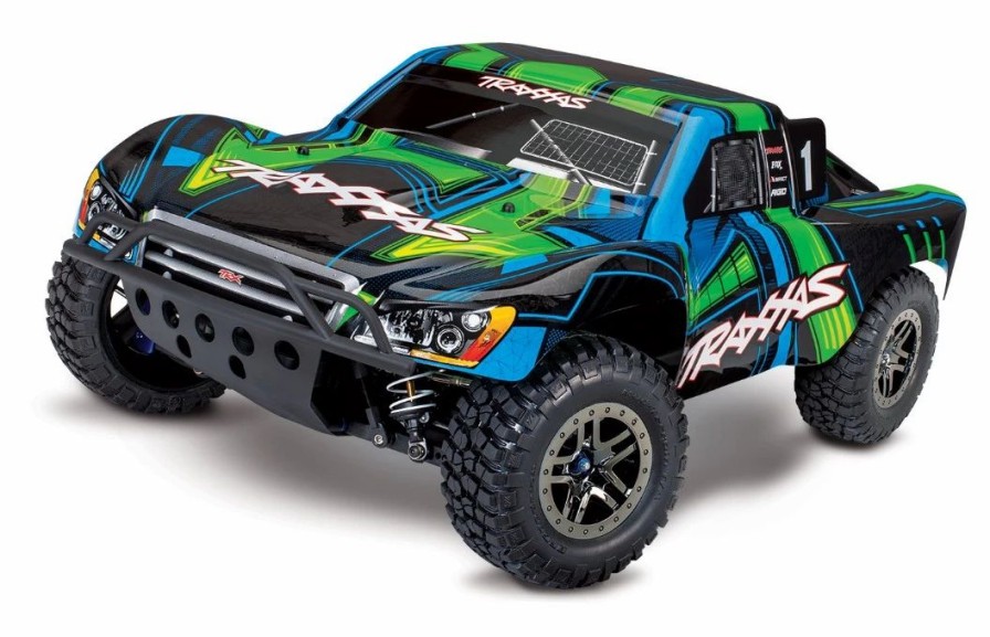 Cars, Trucks, Boats * | Traxxas Slash 4X4 Ultimate Short Course Truck Rtr Green