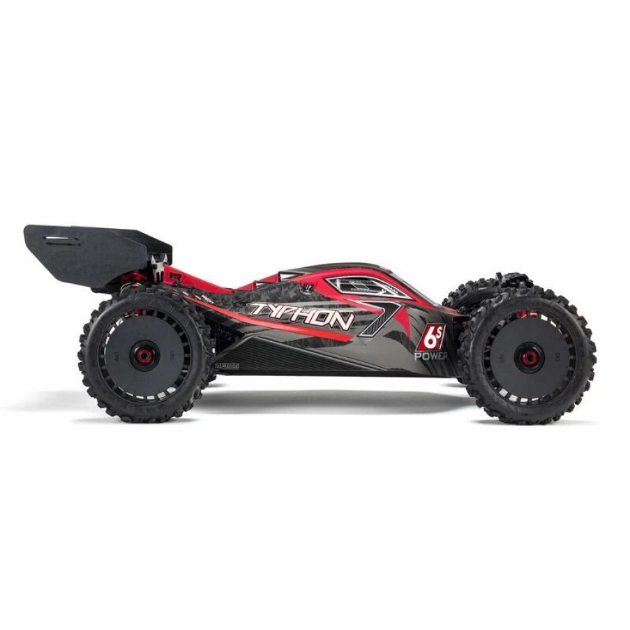 Cars, Trucks, Boats * | Arrma 1/8 Typhon 6S V5 4Wd Blx Buggy With Spektrum Firma Rtr, Black