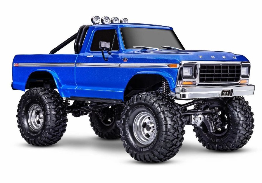 Cars, Trucks, Boats * | Traxxas Trx-4 Ford F-150 Ranger Xlt High Trail Edition Blue