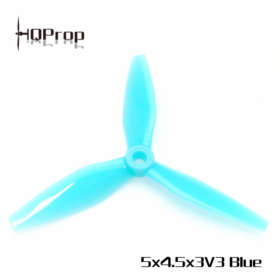 Multirotors * | Hq Durable Pc Prop 5X4.5X3 V3: Light Blue (2Cw+2Ccw)