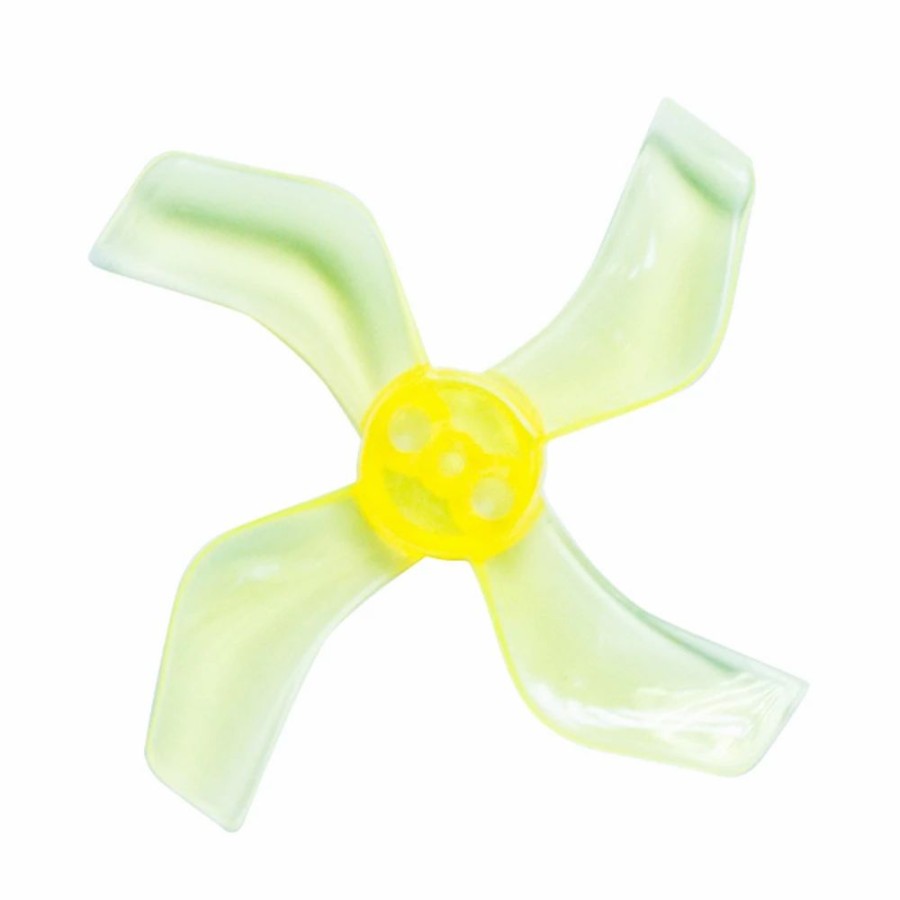 Multirotors * | Gemfan 1636-4 Yellow 40Mm Whoop Props (1Mm Hub)