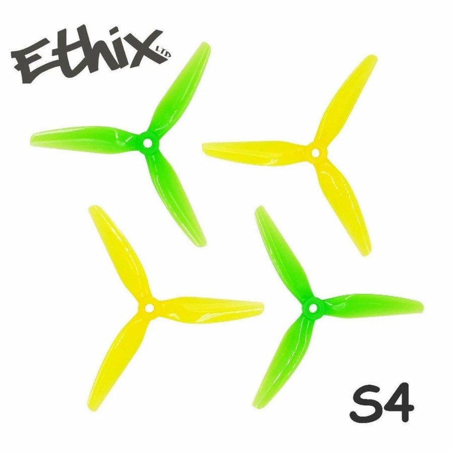 Multirotors * | Hq Ethix S4 Lemon Propellers (2Cw+2Ccw)