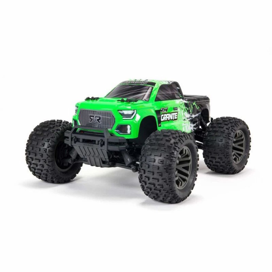 Cars, Trucks, Boats * | Arrma 1/10 Granite 4X4 V3 3S Blx Brushless Monster Truck Rtr, Green