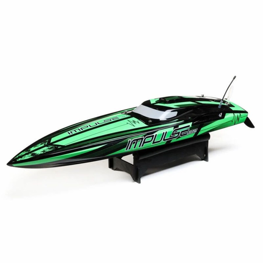 Cars, Trucks, Boats * | Pro Boat Impulse 32 Brushless Deep-V Rtr With Smart, Black/Green