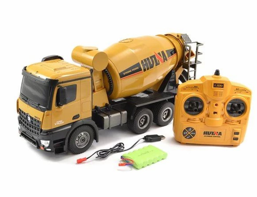 Cars, Trucks, Boats * | Huina Toys 1574 R/C 1/14 2.4G Rtr Cement Mixer Truck