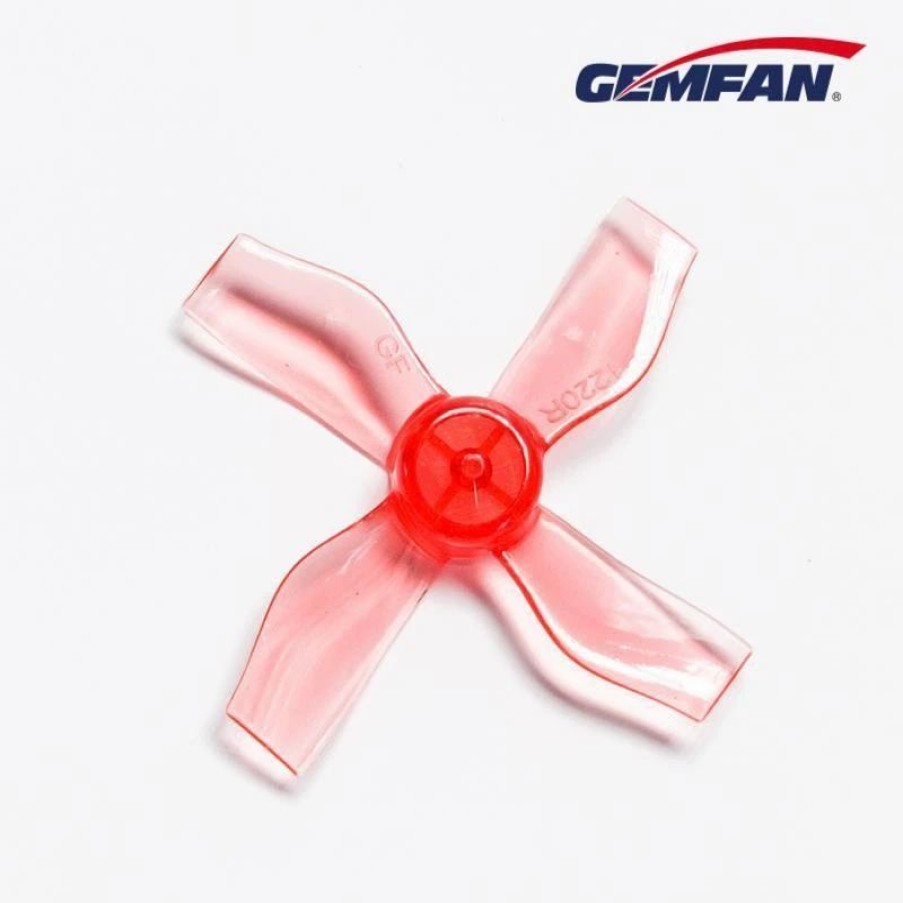 Multirotors * | Gemfan 1220-4 Red 31Mm Whoop Props (0.8Mm Hub)