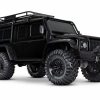 Cars, Trucks, Boats * | Traxxas Trx4 Land Rover Defender 1/10 Crawler Black Rtr