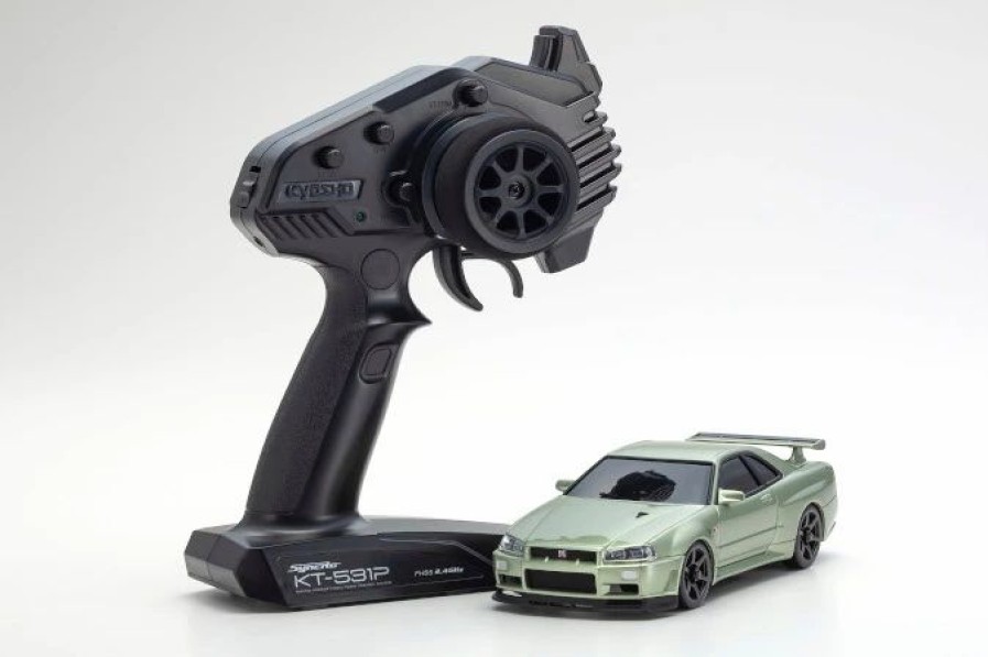 Cars, Trucks, Boats * | Kyosho 32624Mj Mini-Z Awd Skyline Gt-R (R34) V.Spec Ii Nur Millennium Jade