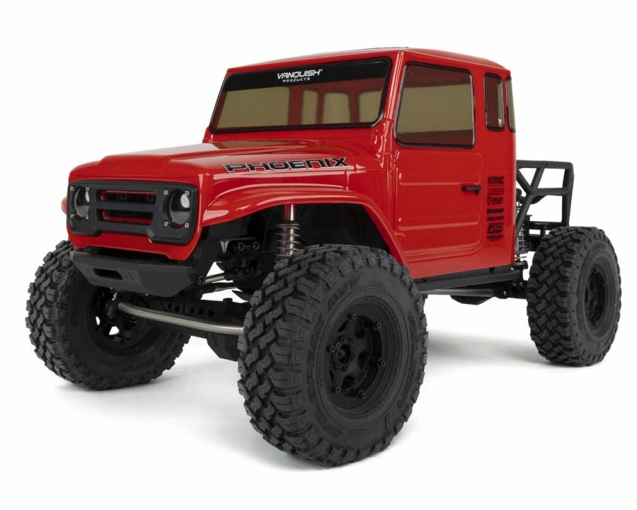 Cars, Trucks, Boats * | Vanquish Products Vs4-10 Phoenix Straight Axle Rtr Rock Crawler (Red)