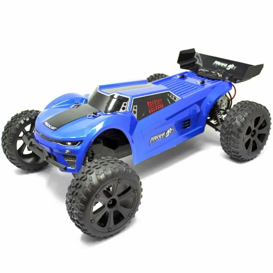 Cars, Trucks, Boats * | Redcat Racing Piranha Tr10 1/10 Brushed 2Wd Rc Electric Truggy