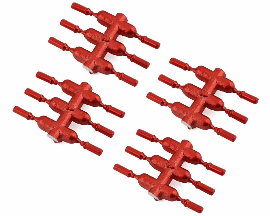 Cars, Trucks, Boats * | Ds Racing Drift Element Scale Lug Nuts (Red) (24) (Long)