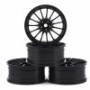 Cars, Trucks, Boats * | Mst 24Mm Lm Wheel (Black) (4) (0Mm Offset) W/12Mm Hex