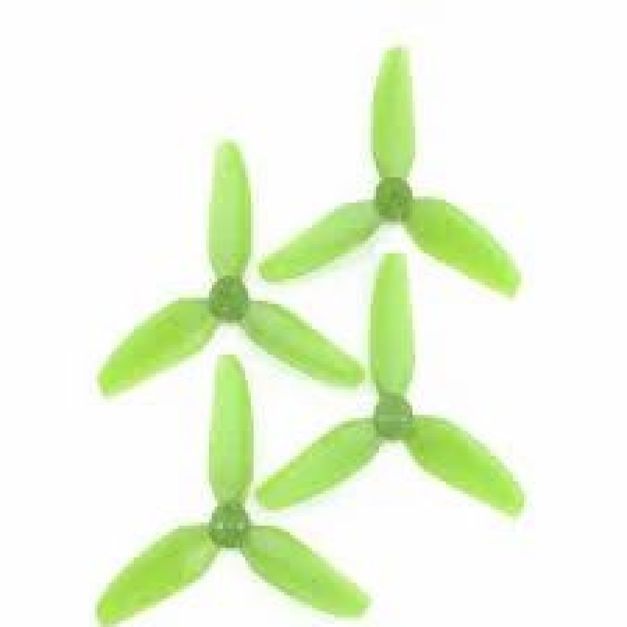 Multirotors * | Hq Durable Pc Prop T3X3X3: Green (2Cw+2Ccw) T-Mount