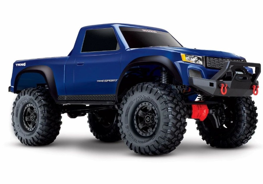 Cars, Trucks, Boats * | Traxxas Trx-4 Sport 1/10 Scale 4X4 Trail Truck Rtr Blue