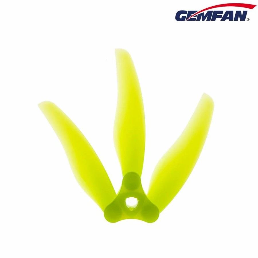 Multirotors * | Gemfan Floppy Proppy 5 Foldable Prop Yellow