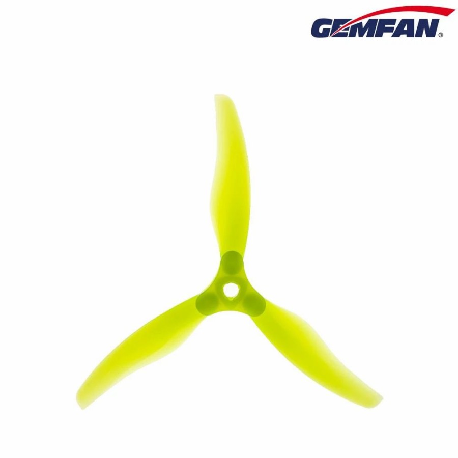 Multirotors * | Gemfan Floppy Proppy 5 Foldable Prop Yellow