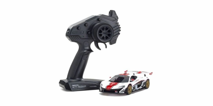 Cars, Trucks, Boats * | Kyosho 32324Wr Mini-Z Rwd Series Ready Set Mclaren P1 Gtr White/Red