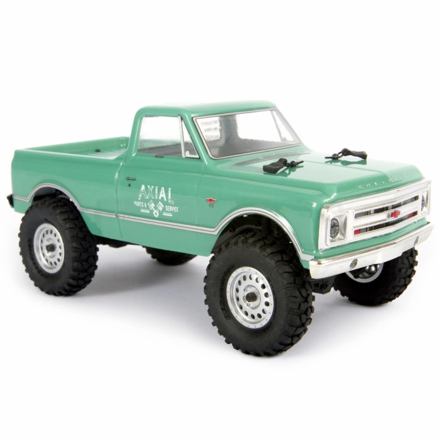 Cars, Trucks, Boats * | Axial Racing 1/24 Scx24 1967 Chevrolet C10 4Wd Truck Brushed Rtr, Green