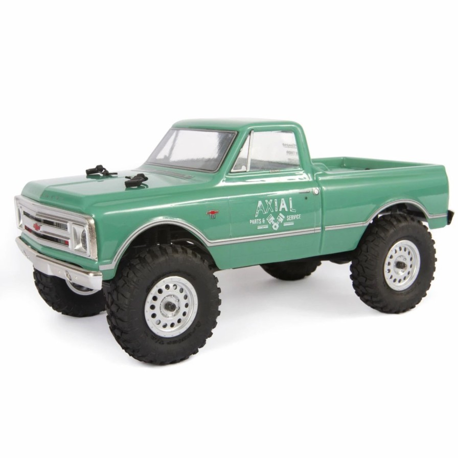 Cars, Trucks, Boats * | Axial Racing 1/24 Scx24 1967 Chevrolet C10 4Wd Truck Brushed Rtr, Green