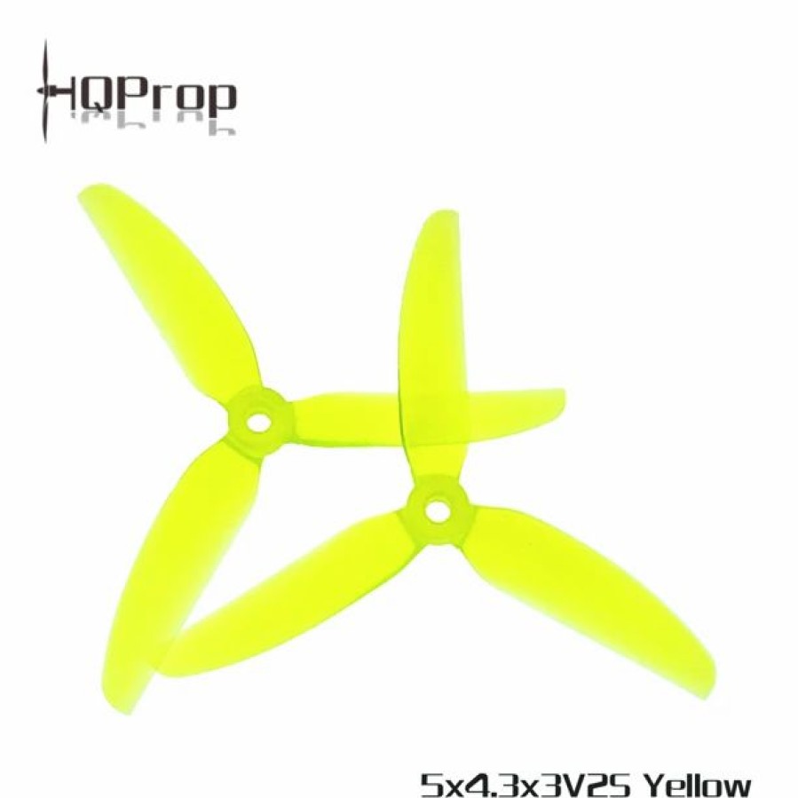 Multirotors * | Hq Durable Pc Prop 5X4.3X3V2S: Yellow (2Cw+2Ccw)