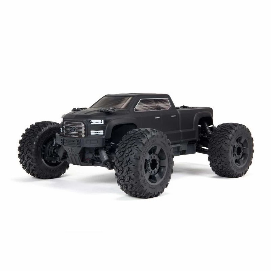 Cars, Trucks, Boats * | Arrma 1/10 Big Rock 4X4 V3 3S Blx Brushless Monster Truck Rtr, Black