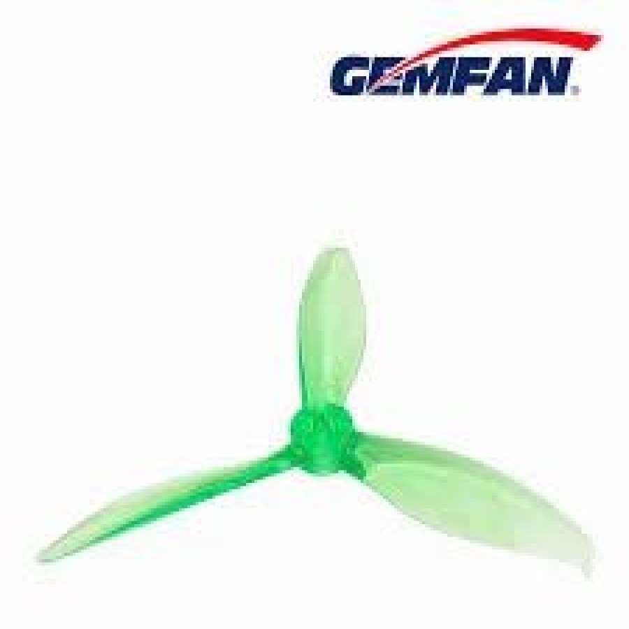 Multirotors * | Gemfan Flash 5149 Durable 3 Blade Propeller Clear Green