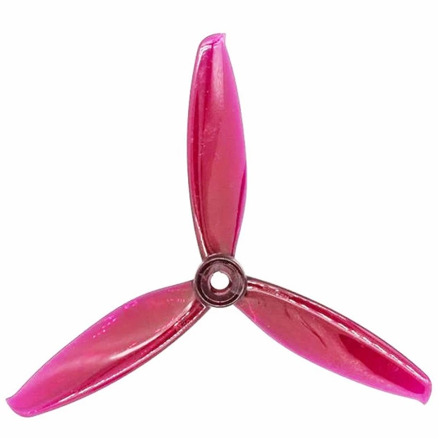 Multirotors * | Gemfan Windancer 5043 Durable 3 Blade Propeller Clear Purple