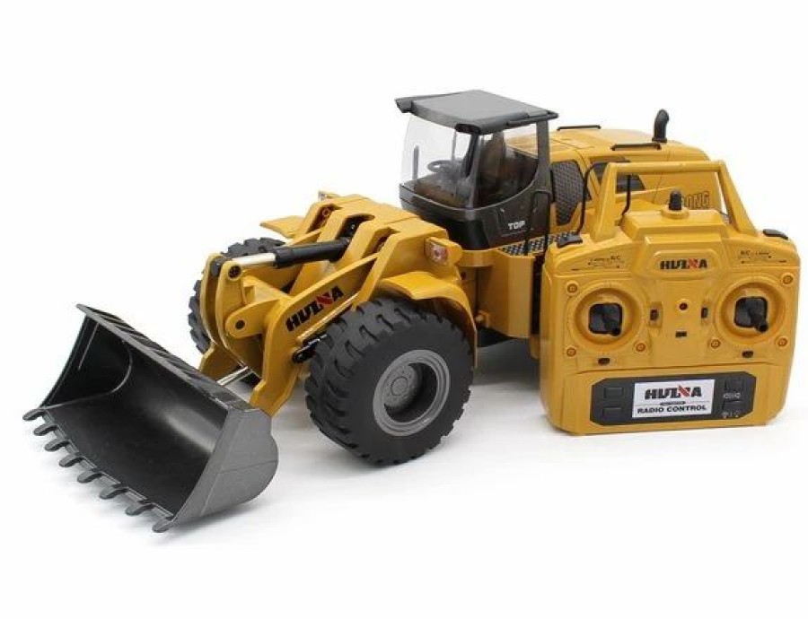 Cars, Trucks, Boats * | Huina Toys 1583 R/C 1/14 Alloy 10Ch 2.4Ghz Rtr Wheeled Loader