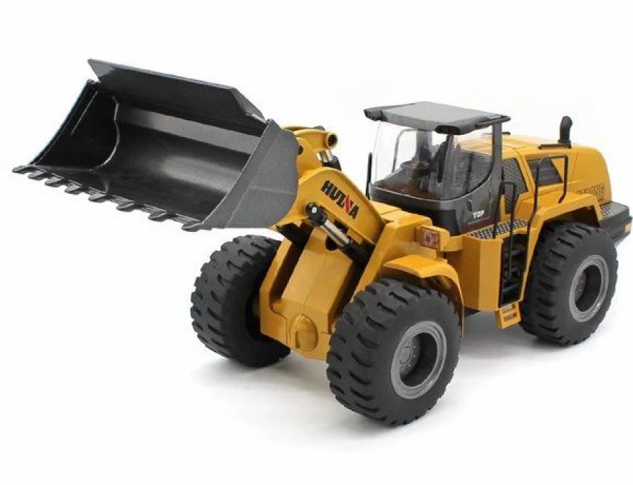 Cars, Trucks, Boats * | Huina Toys 1583 R/C 1/14 Alloy 10Ch 2.4Ghz Rtr Wheeled Loader