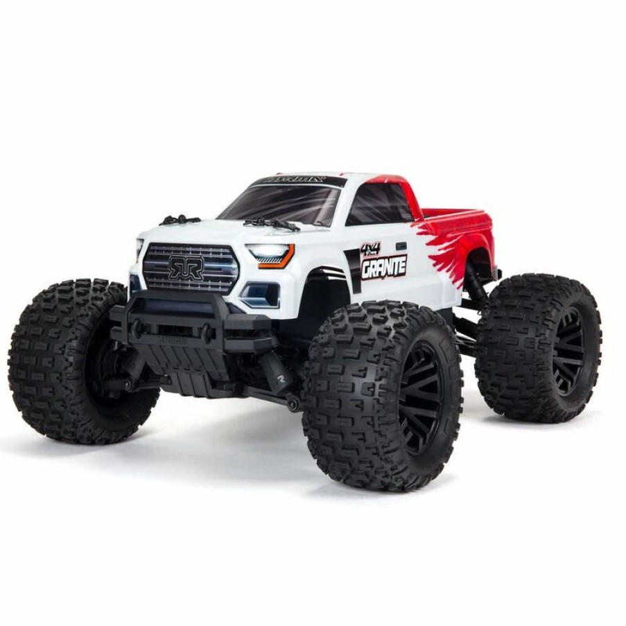 Cars, Trucks, Boats * | Arrma 1/10 Granite 4X4 V3 Mega 550 Brushed Monster Truck Rtr, Red