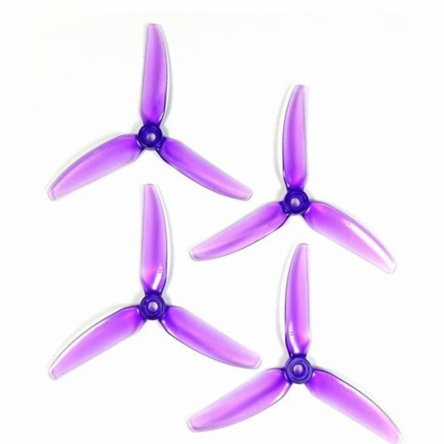 Multirotors * | Hq Durable Pc Prop 5.1X4.6X3: Light Purple (2Cw+2Ccw)