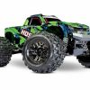 Cars, Trucks, Boats * | Traxxas Hoss 4X4 Vxl Rtr Green & Blue 1/10 Scale 4Wd Brushless