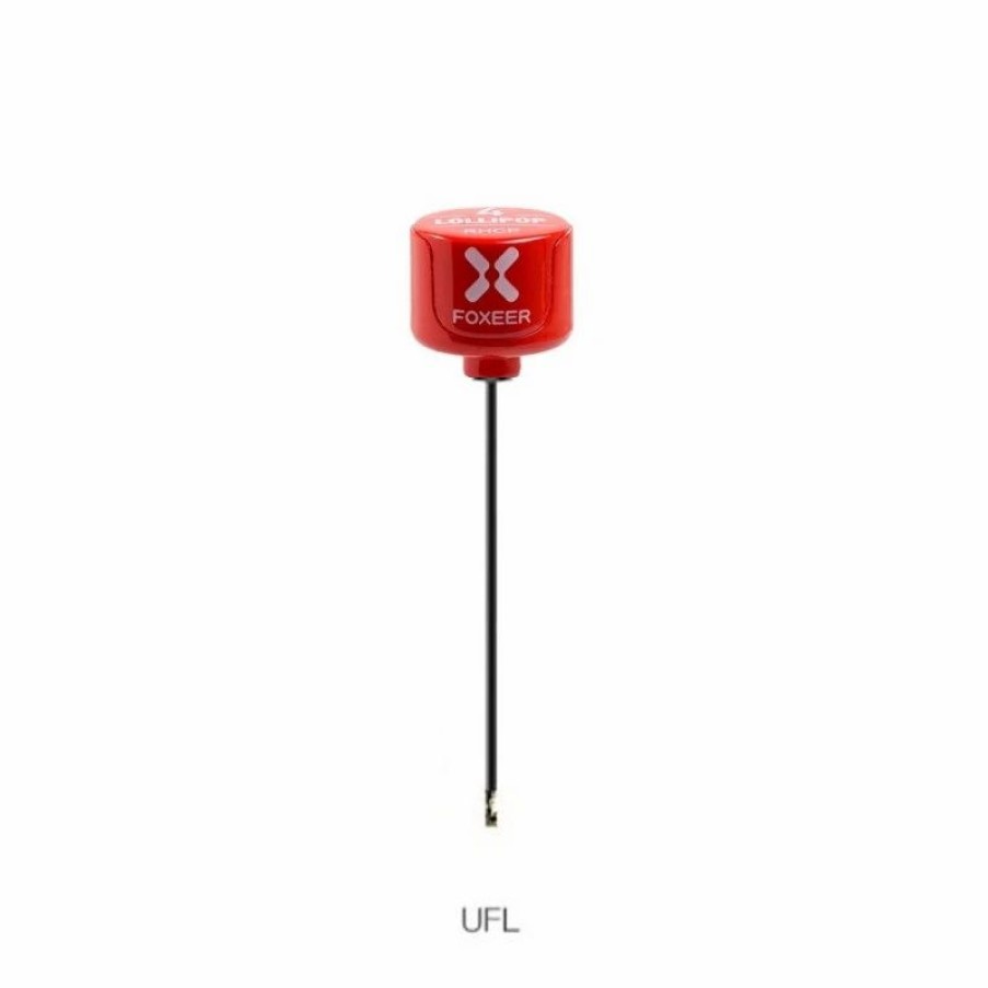 Multirotors * | Foxeer Lollipop 4 5.8G 2.6Dbi High Gain Fpv Antenna (2Pcs) Ufl Rhcp