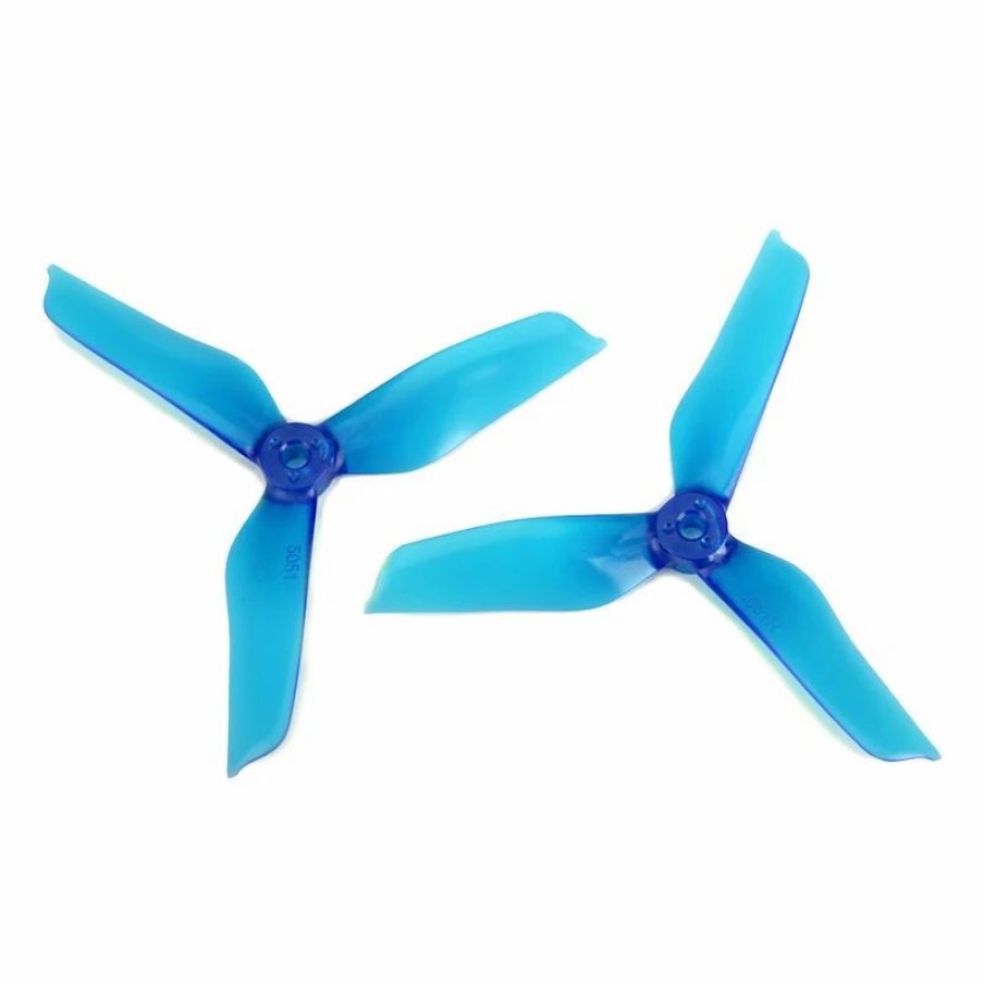 Multirotors * | Dys 5051 3-Blade Props (Cw/Ccw) 1 Pair (Blue)