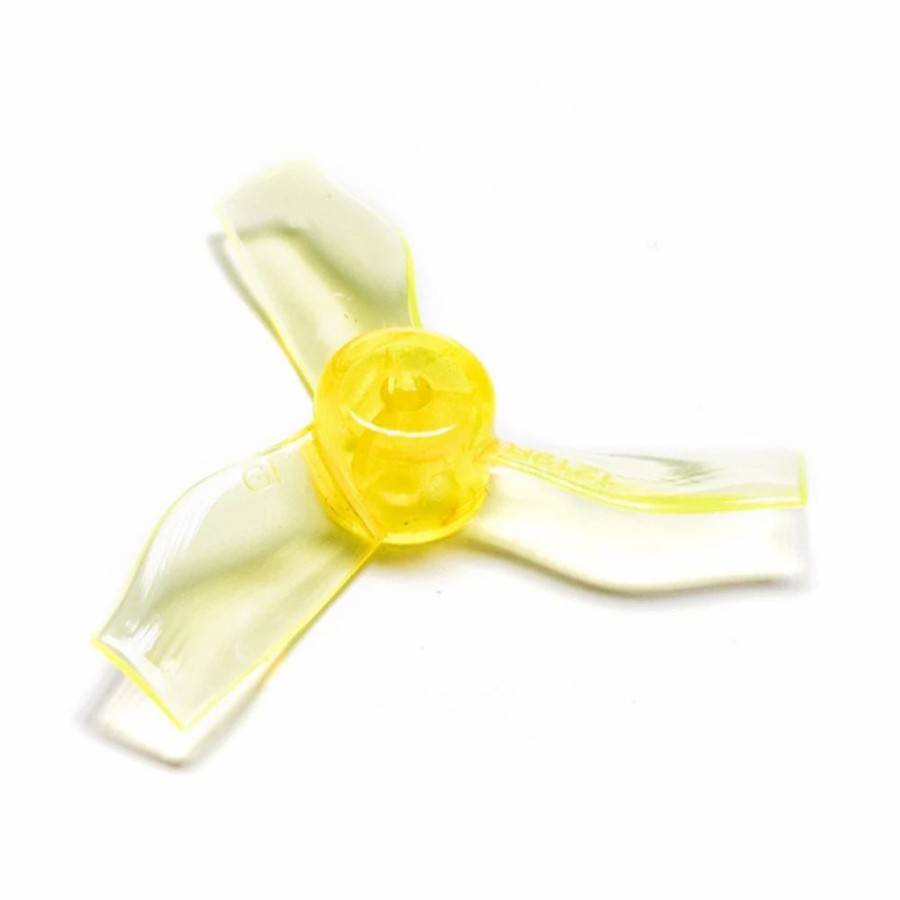 Multirotors * | Gemfan 1219-3 Yellow 31Mm Whoop Props (1Mm Hub)